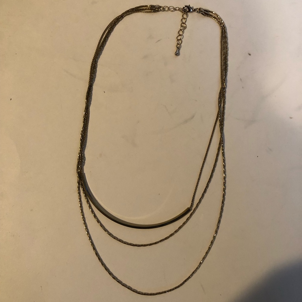 South Moon Under Gold Layer Necklace